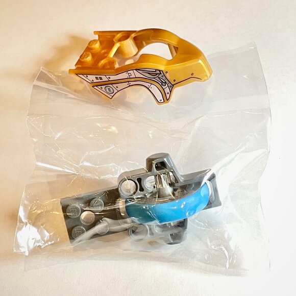 Lego Chima 70139 Flywheel 2X8 Wheel Blue Bird Pearl Gold 11111PB04 11125C01 - Picture 3 of 7
